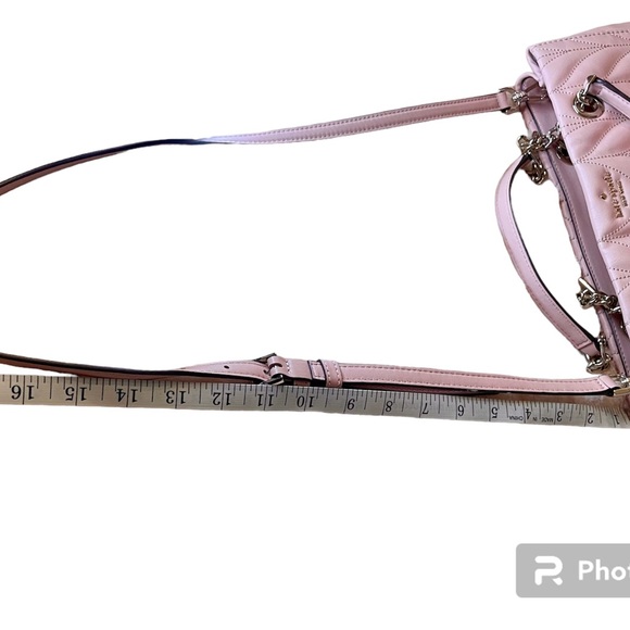 Kate Spade Brier Lane Pink Quilted Leather Shoulder Bag. - Picture 5 of 14